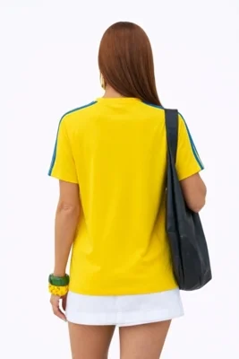 T Shirt D Bell Outlet Fashion Brasil Seleção Amarela